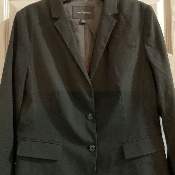 Banana Republic Blazer, Women’s 12P, Black - Picture 3 of 5